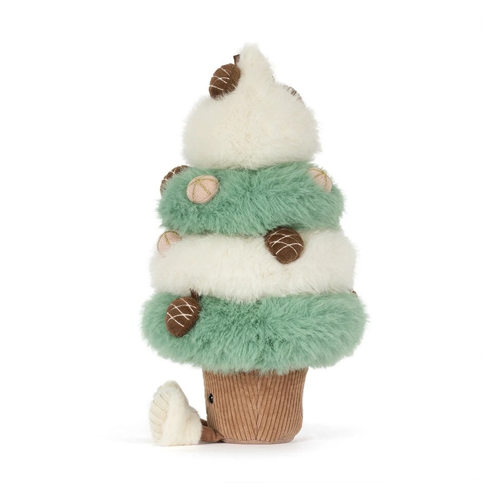 Peluche sapin à pomme de pins amuseable Jellycat Noël Mlle et Coco