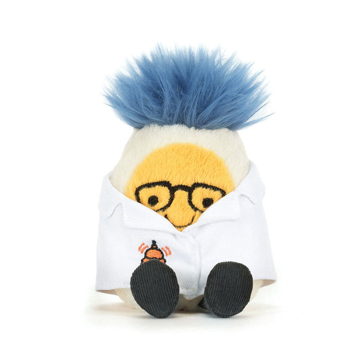 Peluche oeuf dur en tenue de scientifique espace Jellycat Mlle et Coco