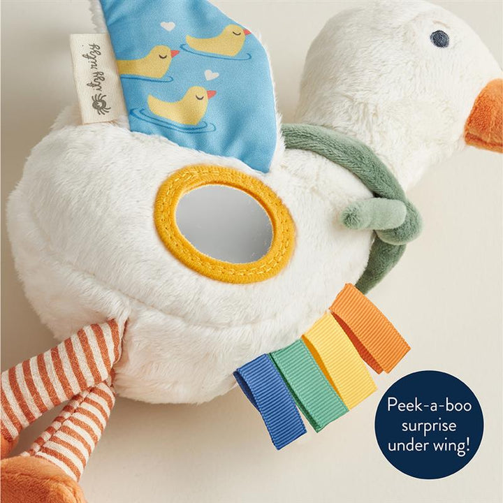 jouet sensoriel oie peluche Itzy Ritzy Mlle et Coco