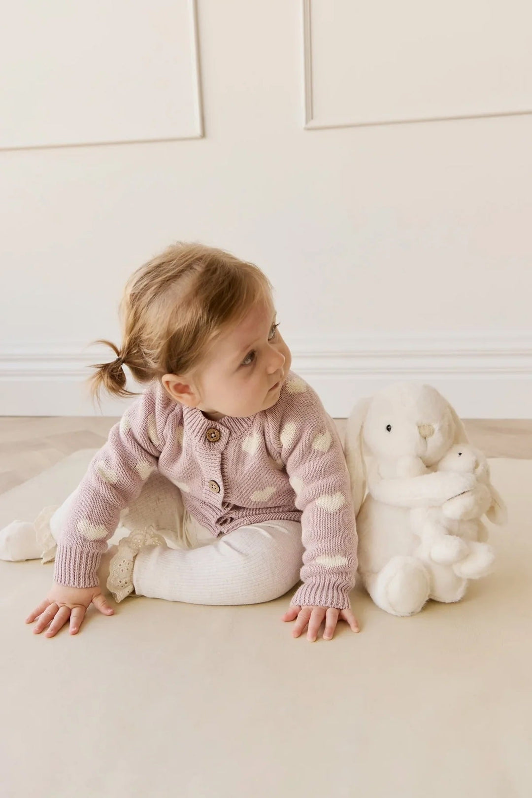 peluche lapin Frankie son bébé Marshmallow Mlle Coco Snuggle Bunnies