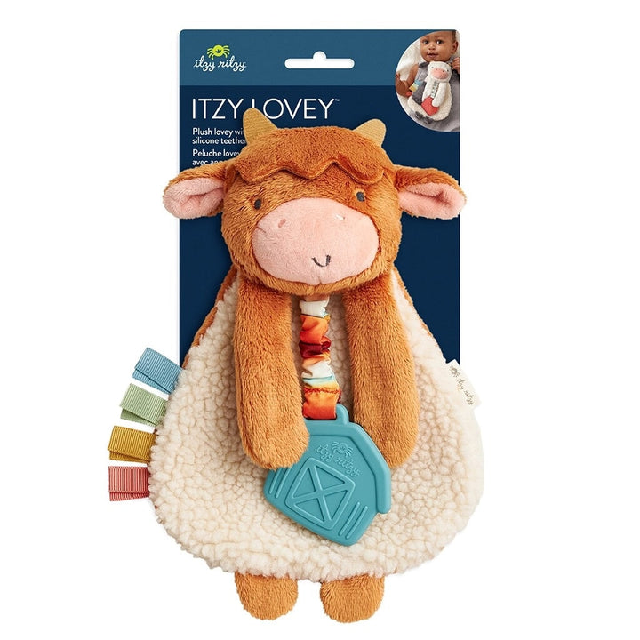peluche jouet dentition vache Itzy Ritzy Mlle et Coco
