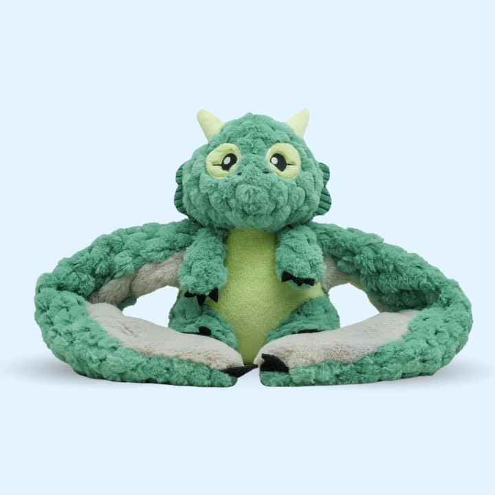 Peluche lestée Zephyr le dragon Hugimals Mlle et Coco