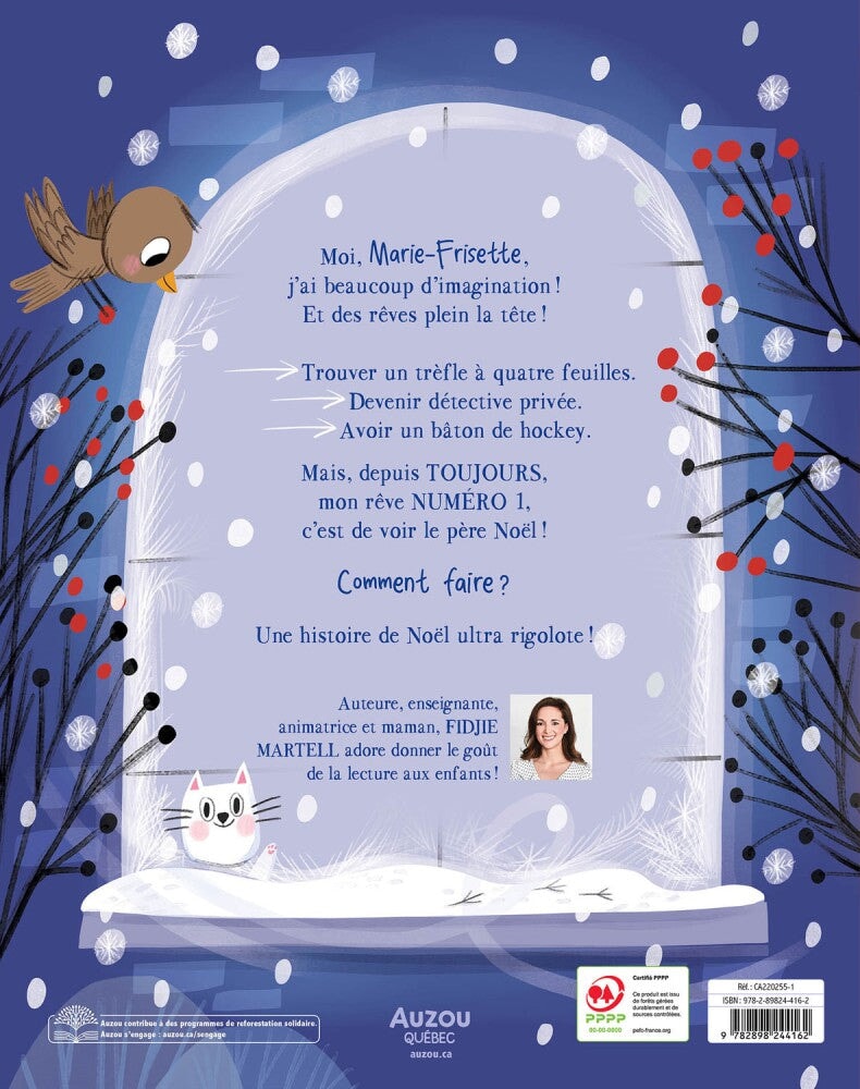 Je veux attraper le Père Noël Livre Auzou Mlle Coco