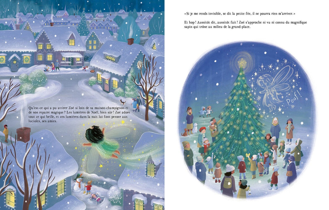 Livre la petite fée du Père Noël Auzou Mlle et Coco