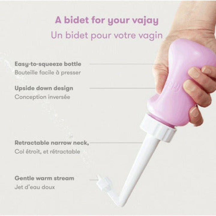 Soin intime maman Bouteille de nettoyage périnéal inversé Frida Mom Mlle et Coco