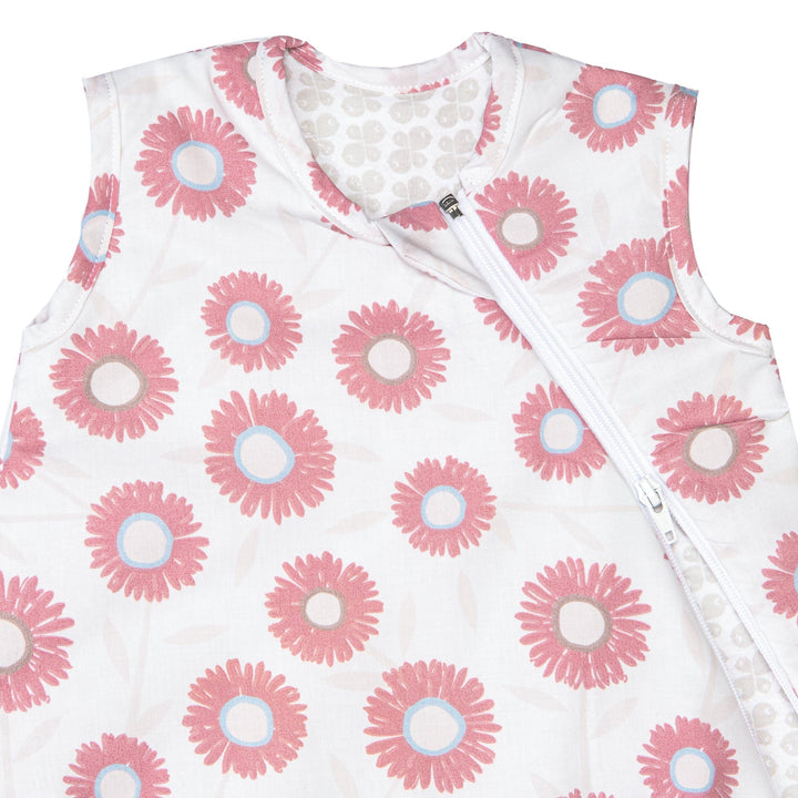 Dormeuse, sac de nuit Fleurs marguerites Perlimpinpin Mlle et Coco