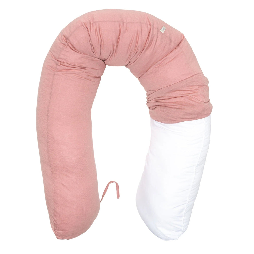 Oreiller de grossesse rose lotus Perlimpinpin Mlle et Coco