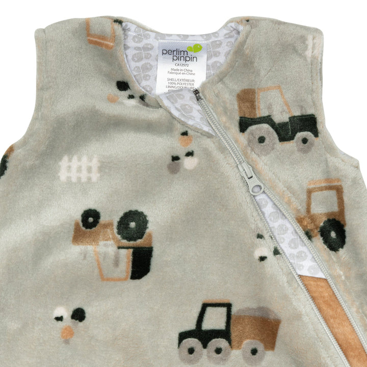 Sac de nuit peluche 1.5 tog tracteurs Perlim Pinpin Mlle et Coco