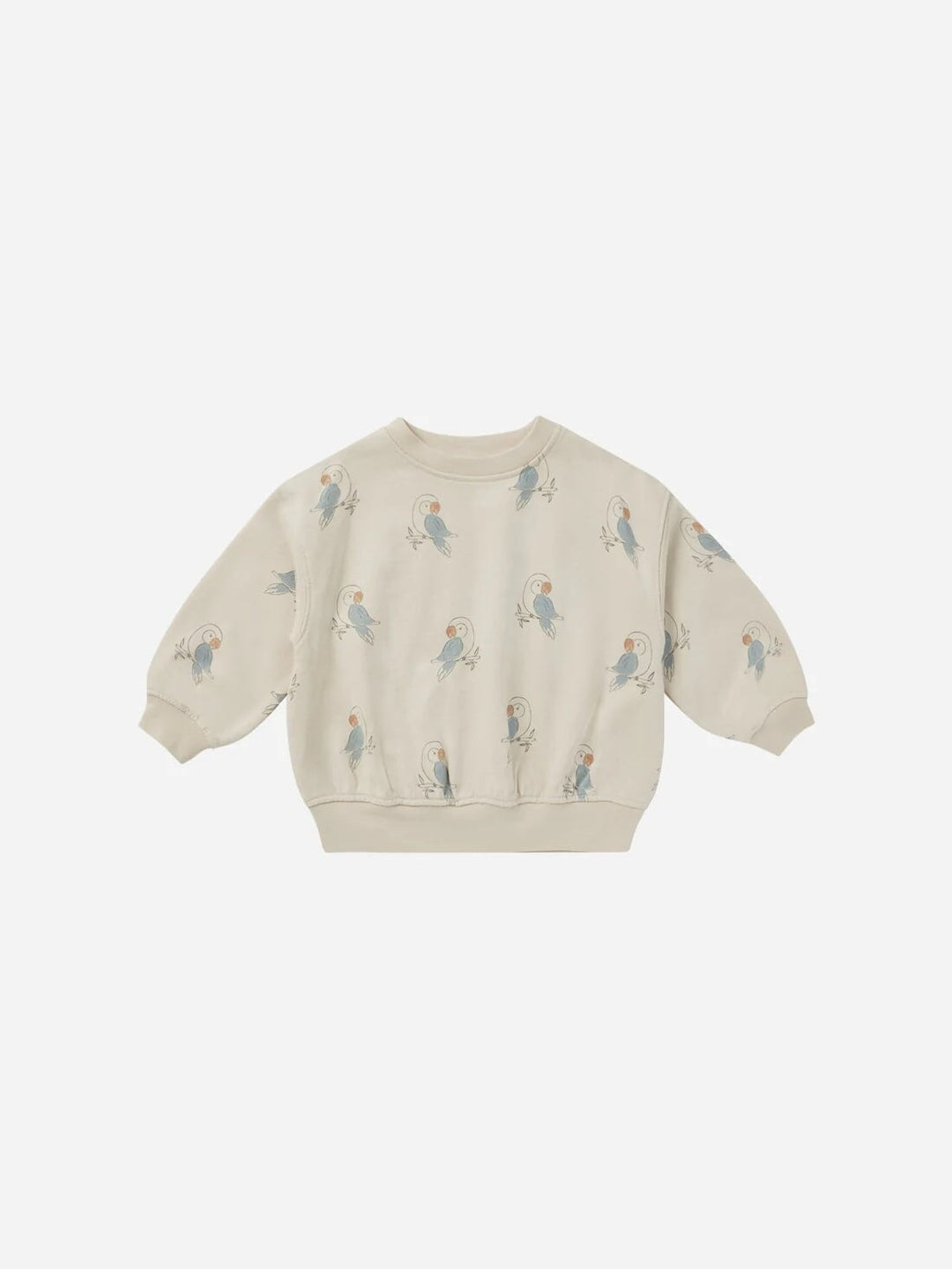 chandail pull manches longues perroquets beige Rylee Cru