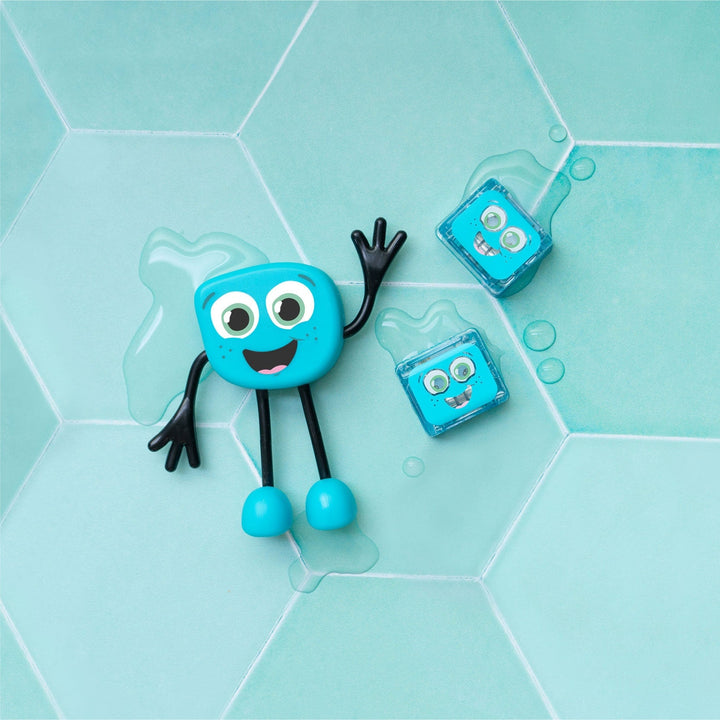 personnage bleu blair glo pals accessoire jouet lumineux bain enfant