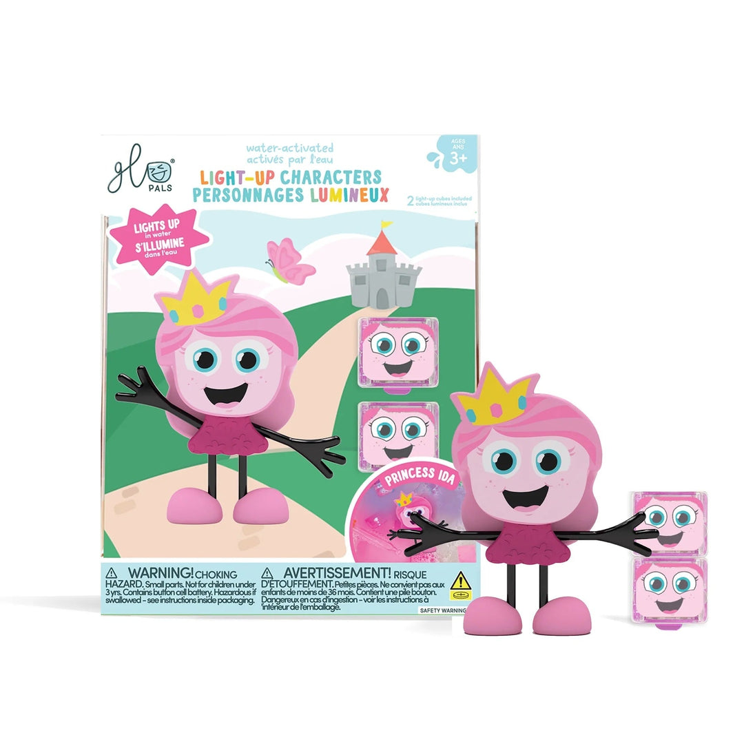 Glo pals personnage lumineux Princesse Ida rose Mlle et Coco