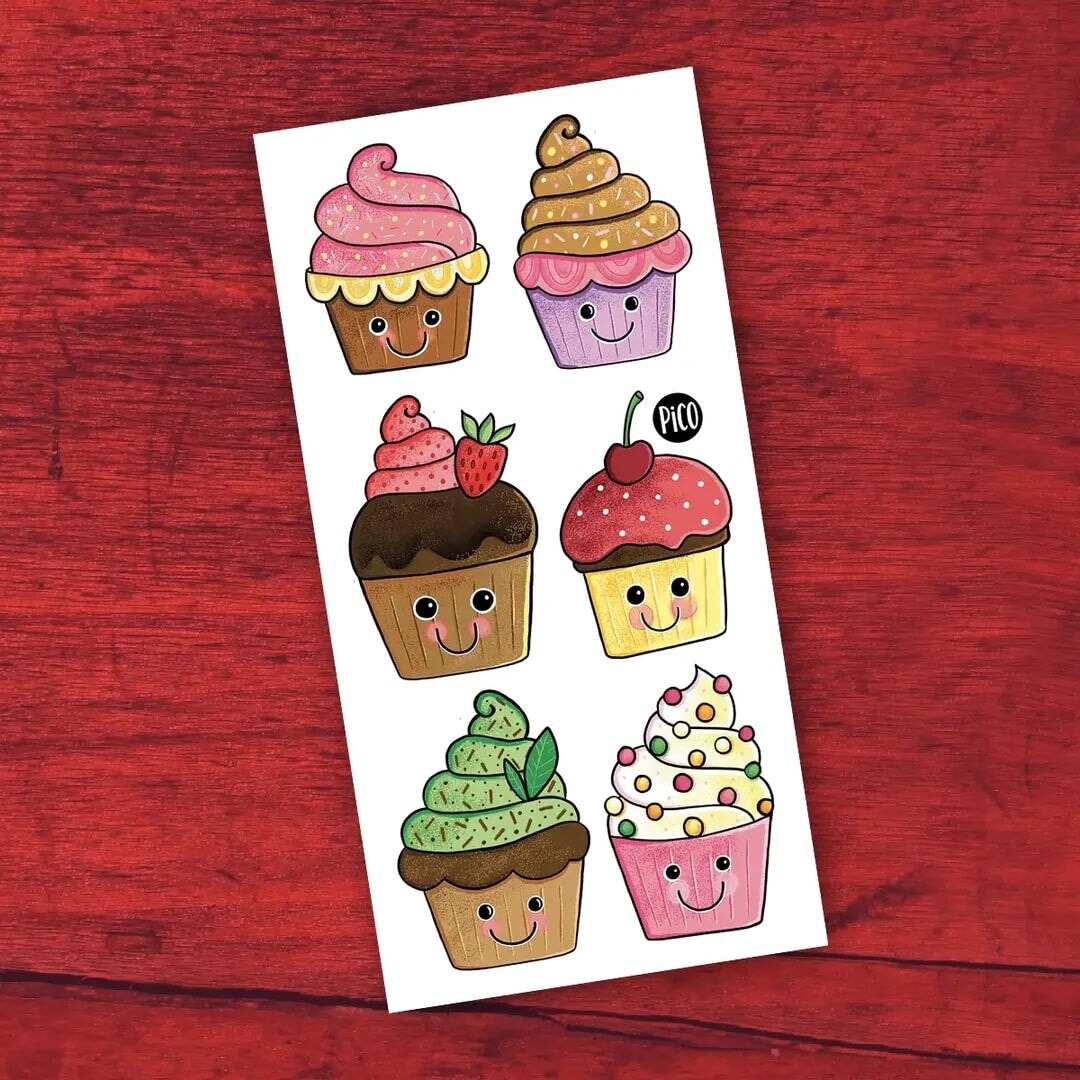 Tatouages temporaires - Petits gâteaux - Pico tatouage Jouet/jeux Pico tatouage 
