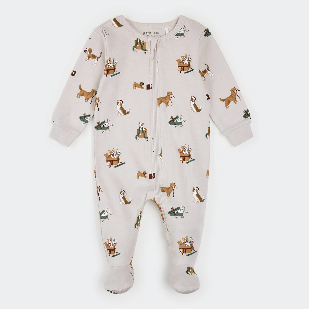 Pyjama Chien de Noël Petit Lem Mlle et Coco