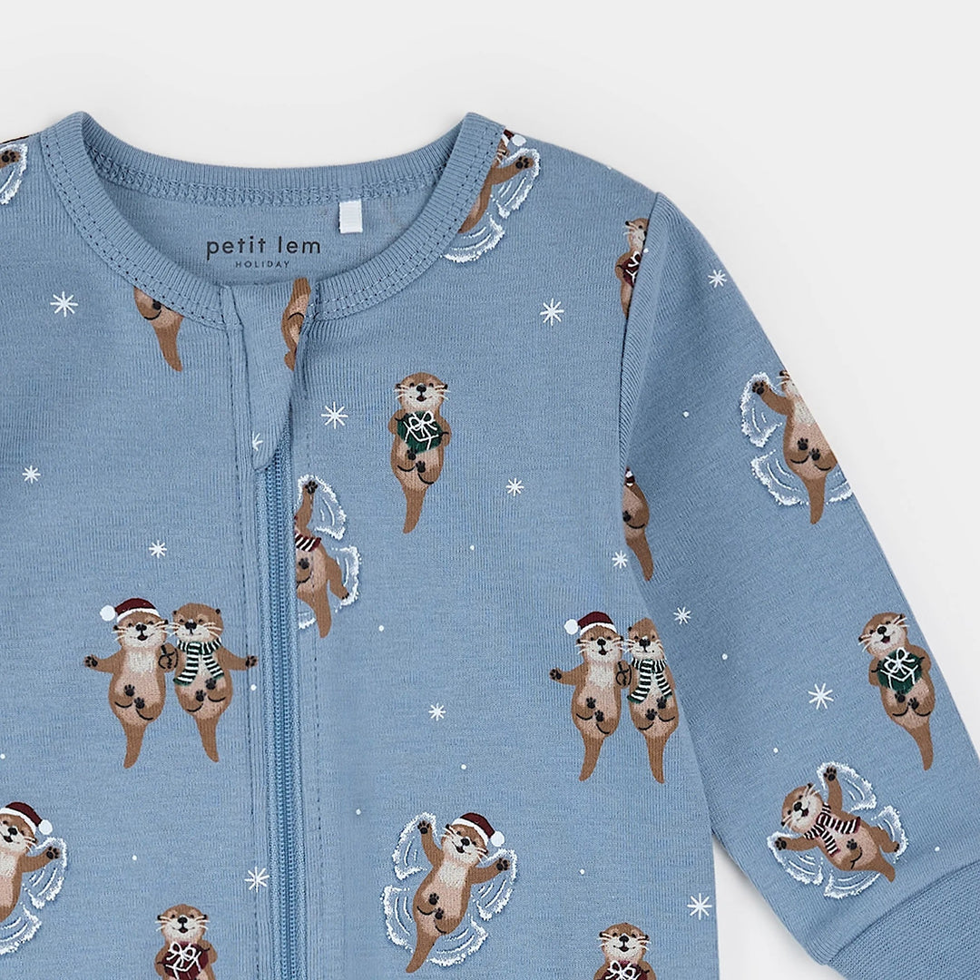 Pyjama Loutre festive Petit Lem Mlle et Coco