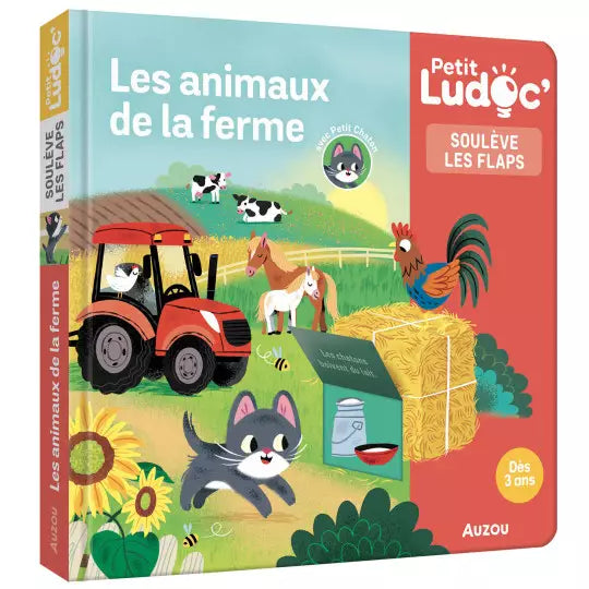 Livre Auzou, collection petit Ludoc - les animaux de la ferme