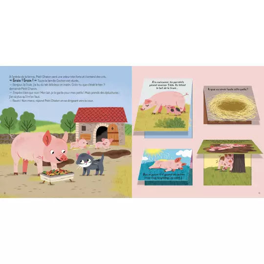 Livre Auzou, collection petit Ludoc - les animaux de la ferme