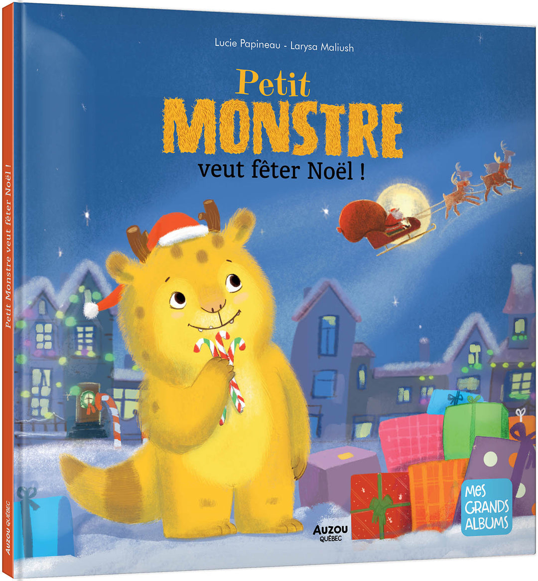 Livre Petit monstre veut fêter Noël Auzou éditions