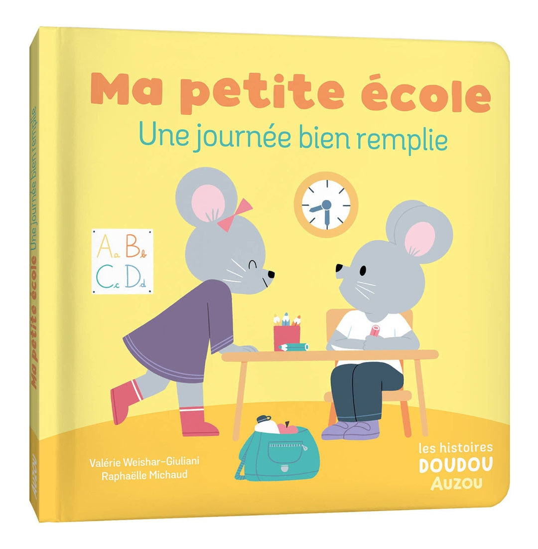 livre ma petite école une journée bien remplie Auzou