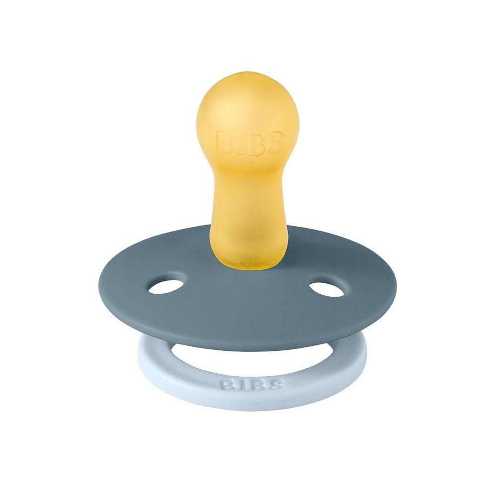 Pacifier pack of (2) - Baby blue and petrol - Bibs