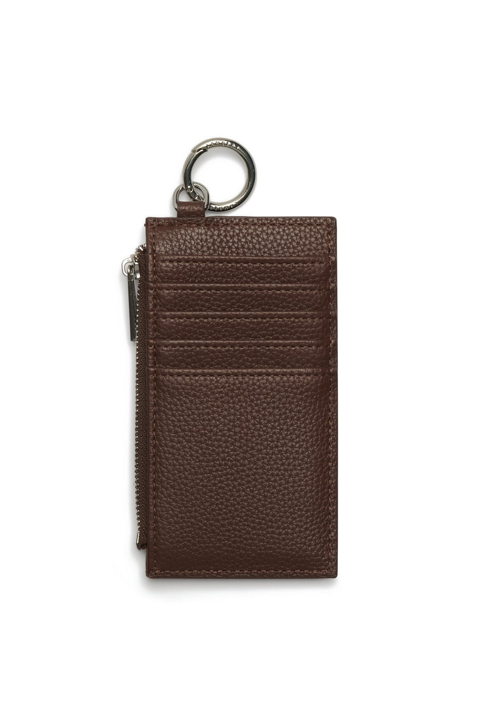 Porte-carte en cuir vegan chocolate Lambert Mlle et Coco