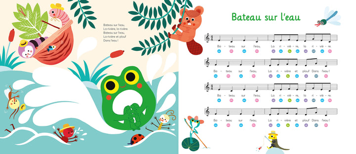 Livre musical Mes comptines à chanter et à jouer au piano Auzou