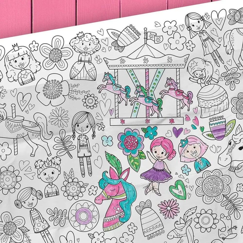 Nappe Géante Coloriage Princesses Pico Mlle et Coco