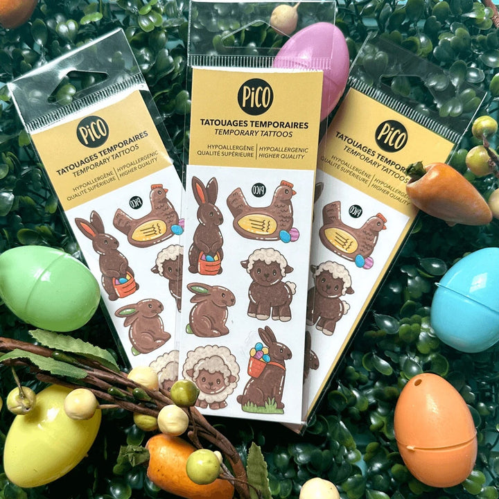 pico tatouage compagnie québécoise les lapins en chocolat