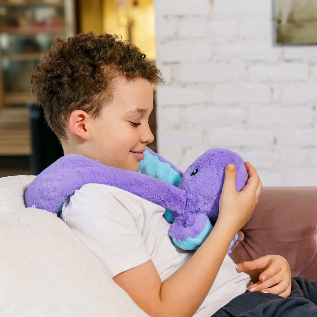 Peluche lestée Indigo la pieuvre Hugimals Mlle et Coco