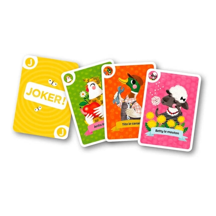 Jeu de cartes et d'observation Pige dans le lac Auzou Mlle et Coco