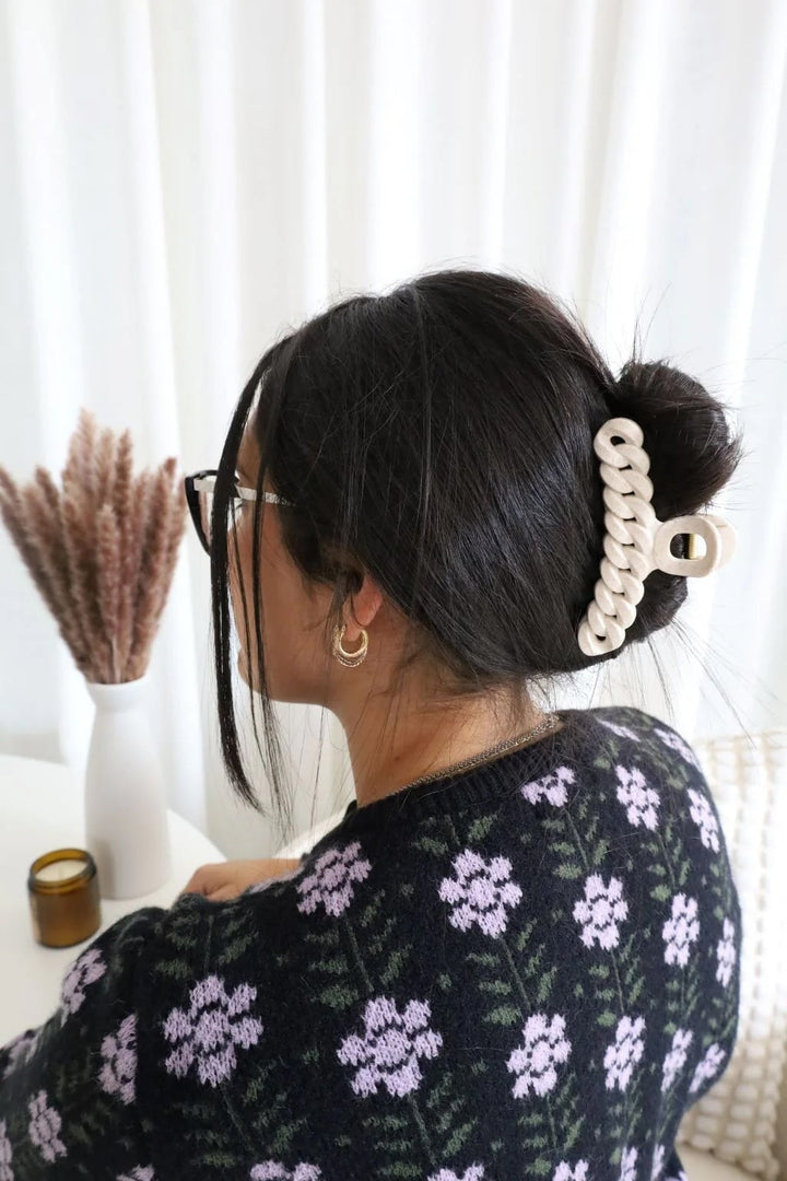 pince cheveux fibre blé avoine accessoire Rose maternité Mlle Coco