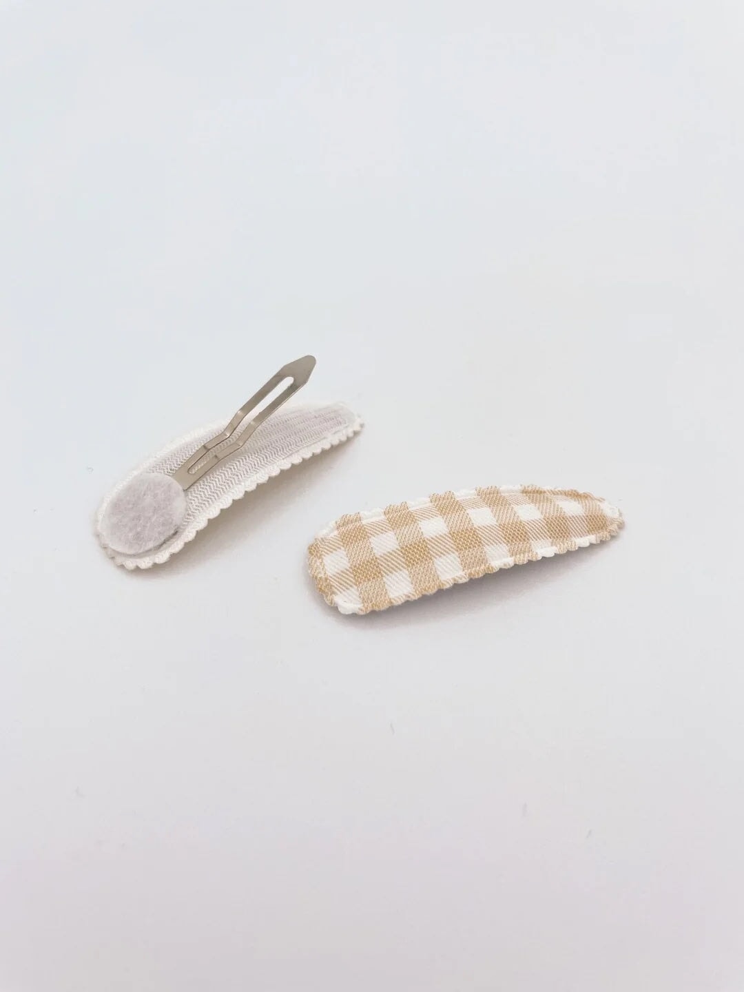 pince cheveux ananas and co beige carreaux accessoire cheveux enfant