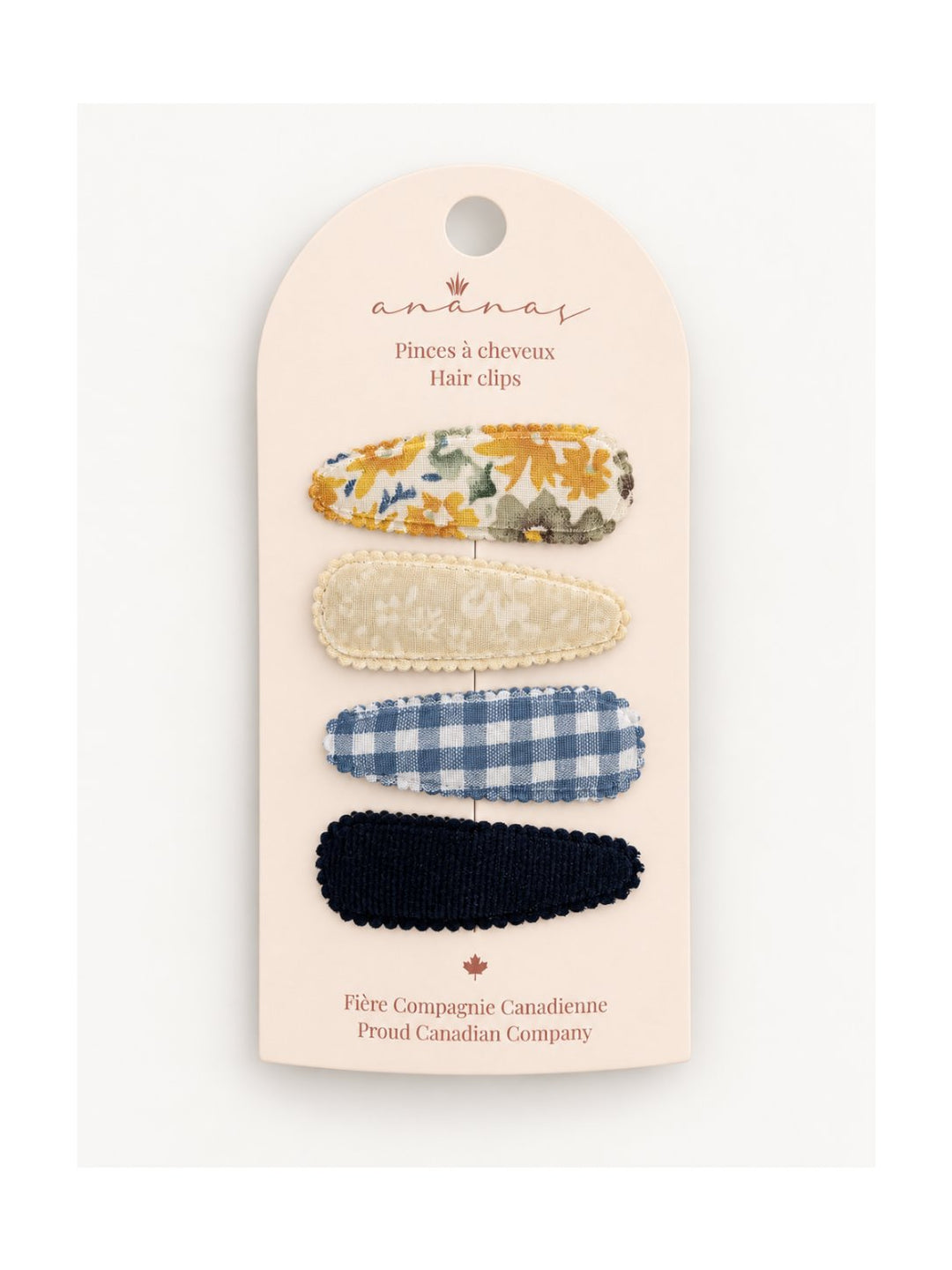 Barrettes en tissus Mixt automnal Ananas & Co