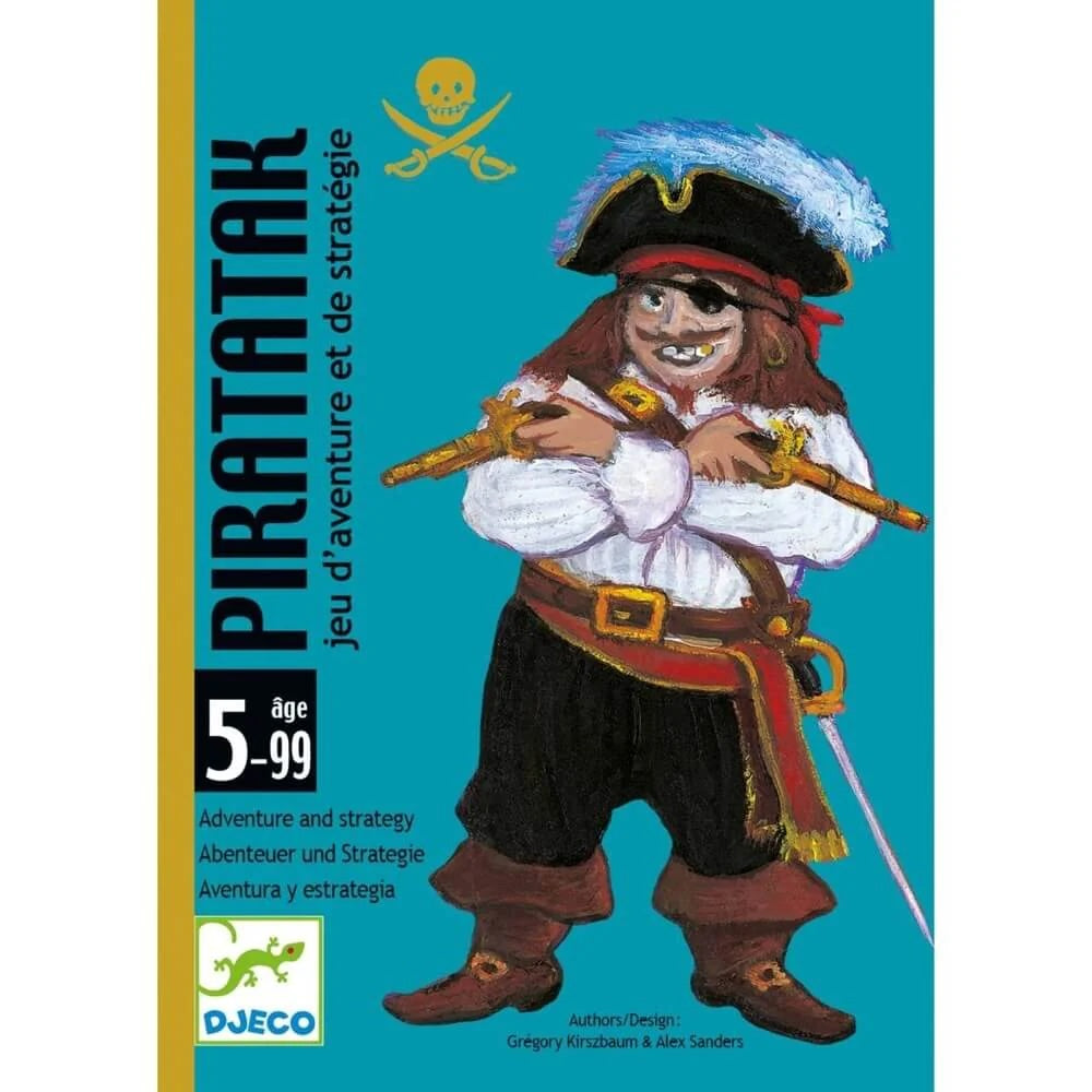 Jeu de cartes et de stratégies Piratatak Djeco Mlle et Coco