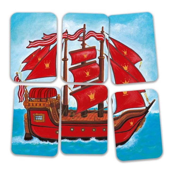 Jeu de cartes et de stratégies Piratatak Djeco Mlle et Coco