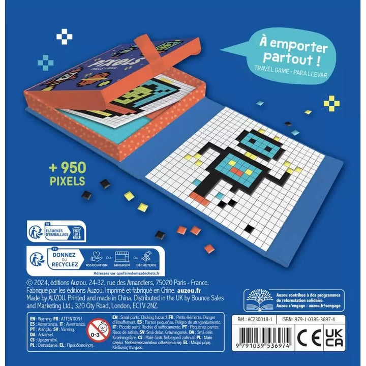 jeu magnétique pixels activité aimanté jeu enfant auzou