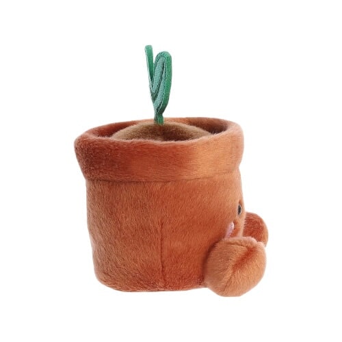 peluche pot de terre feuillage jouet Palm pals enfant