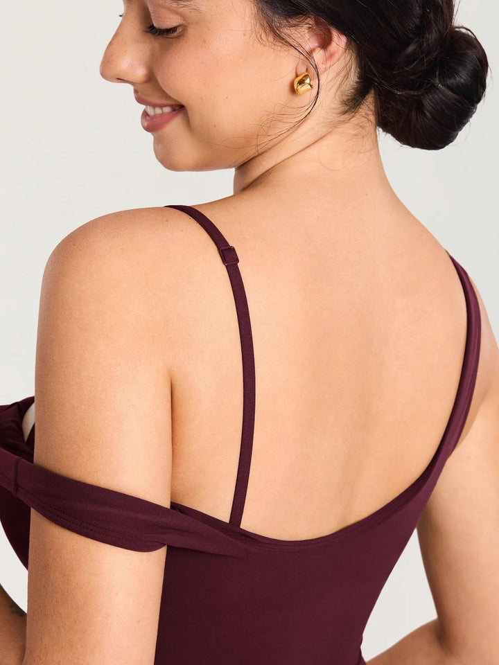 Camisole courte maternité et allaitement Natrelax Plum Momanda