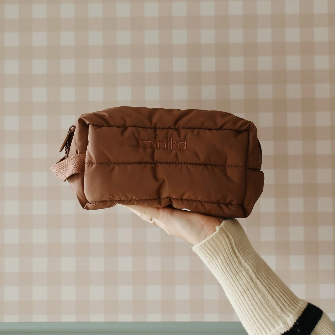 Pochette sac couleur cacao Minika Mlle et Coco