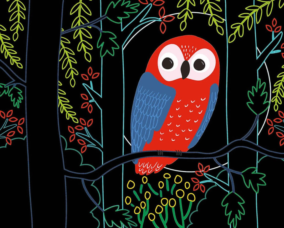 Ma pochette de cartes à gratter forêt bricolage Auzou Mlle et Coco