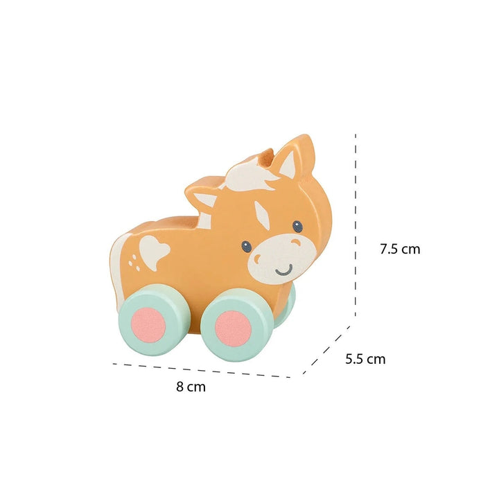 Mon premier jouet à Pousser Poney Orange Tree Toys Mlle et Coco