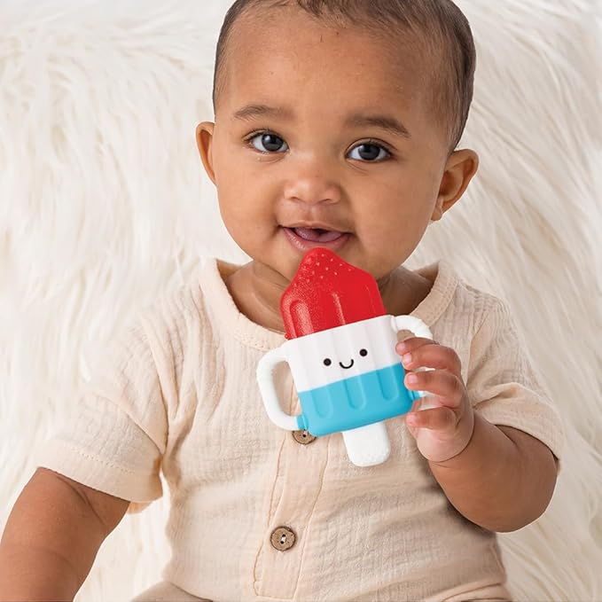 Itzy Ritzy, pop fusée, jouet de dentition, soulagement des poussées dentaires