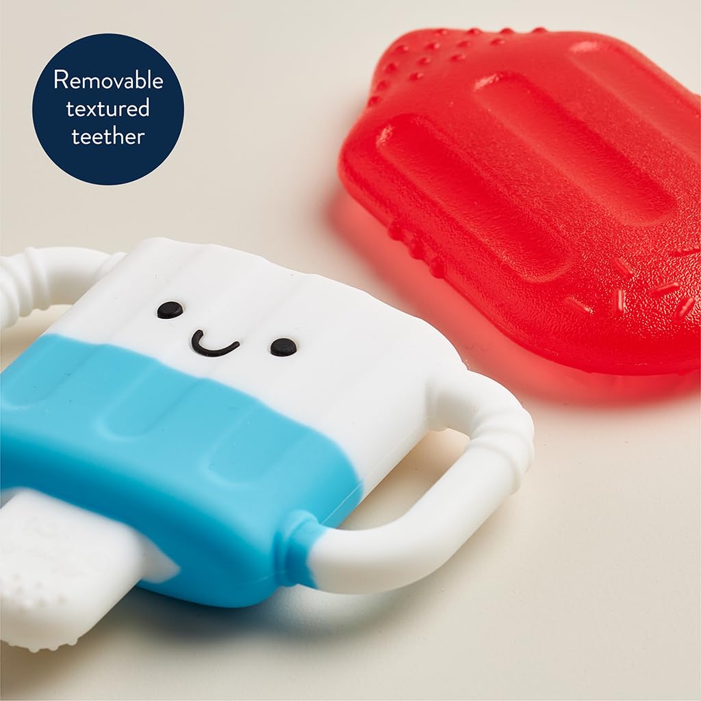 Itzy Ritzy, pop fusée, jouet de dentition, soulagement des poussées dentaires