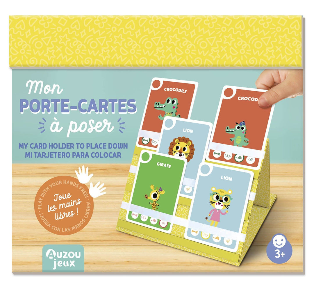 Mon porte-cartes à poser Auzou Mlle et Coco