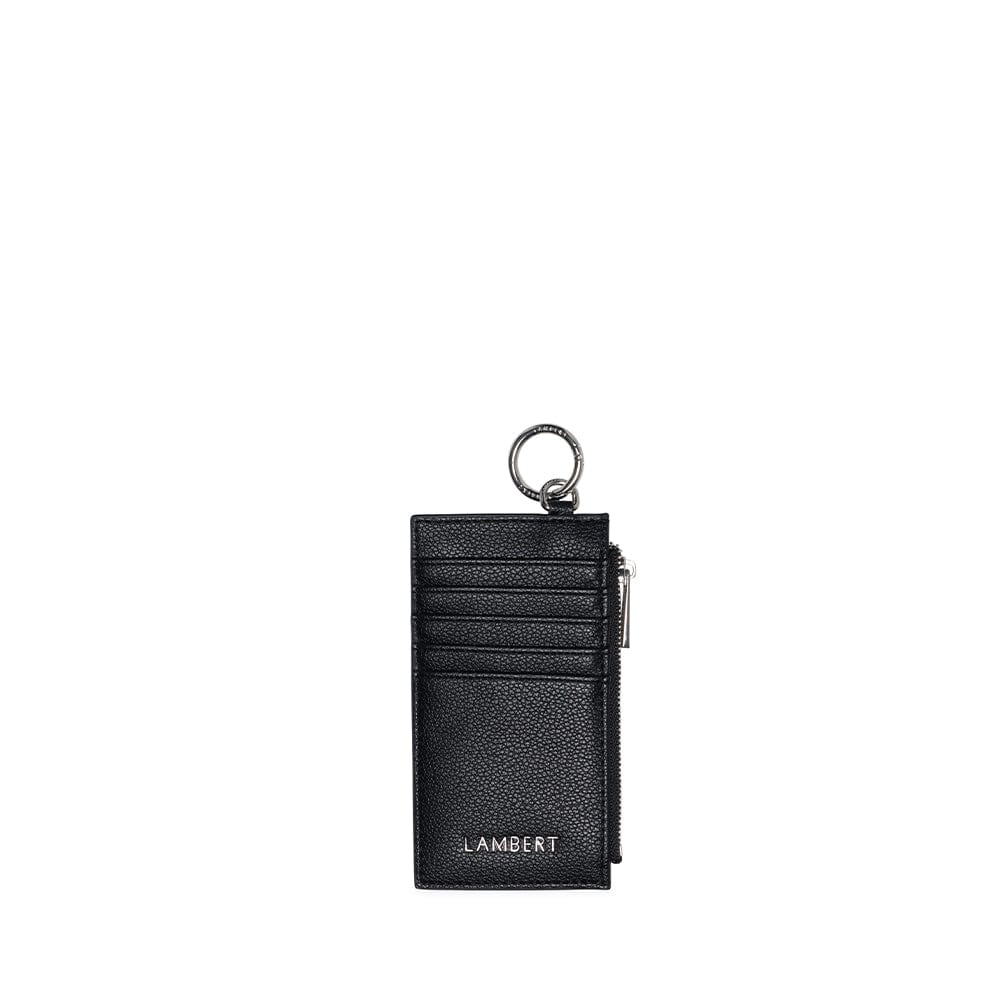 porte-carte noir Phoebe cuir vegan Lambert Mlle et Coco