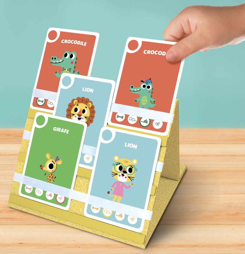 Mon porte-cartes à poser Auzou Mlle et Coco