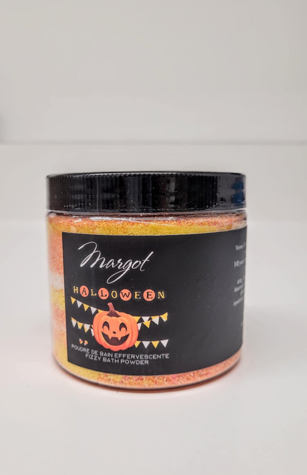 poudre de bain citrouille Halloween Margot Mlle et Coco