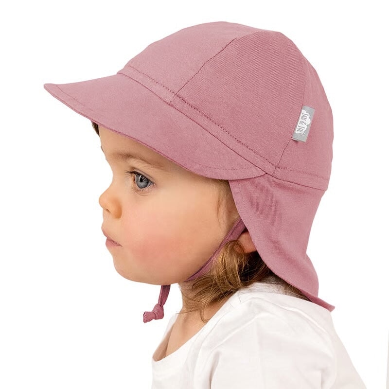 Casquette bébé anti-UV Sun Soft coton - Rose poudre - Jan &amp; Jul Accessoires vêtements/autres Jan &amp; Jul 