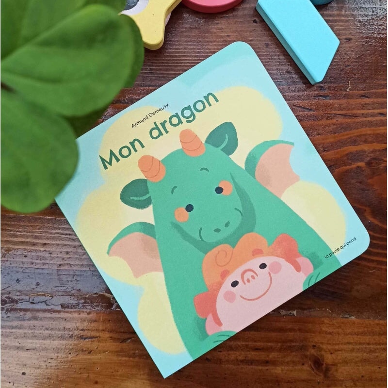 Livre mon dragon La poule qui pond Mlle et Coco