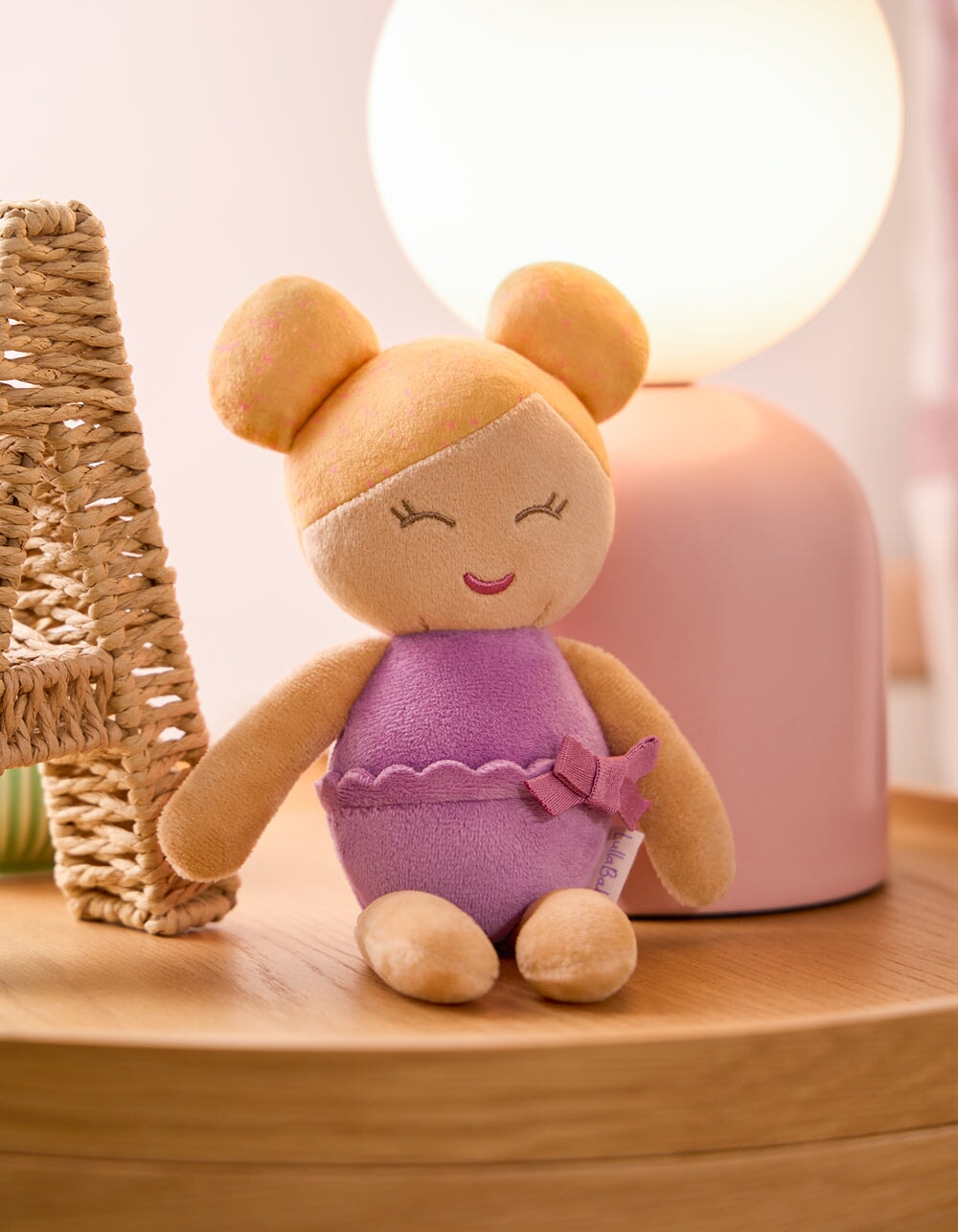 Poupée - Mini poupée de bain (3 modèles) - LullaBaby Jouet/jeux LullaBaby Cheveux blond (robe mauve) 