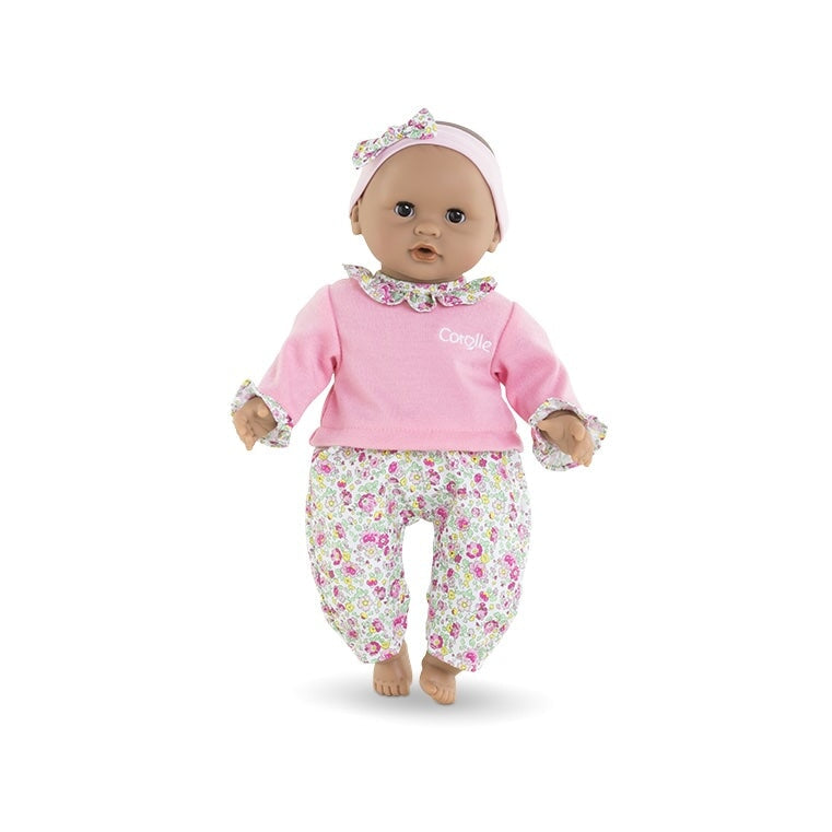 poupée Corolle Maria chandail rose pantalon fleuri Mlle et Coco